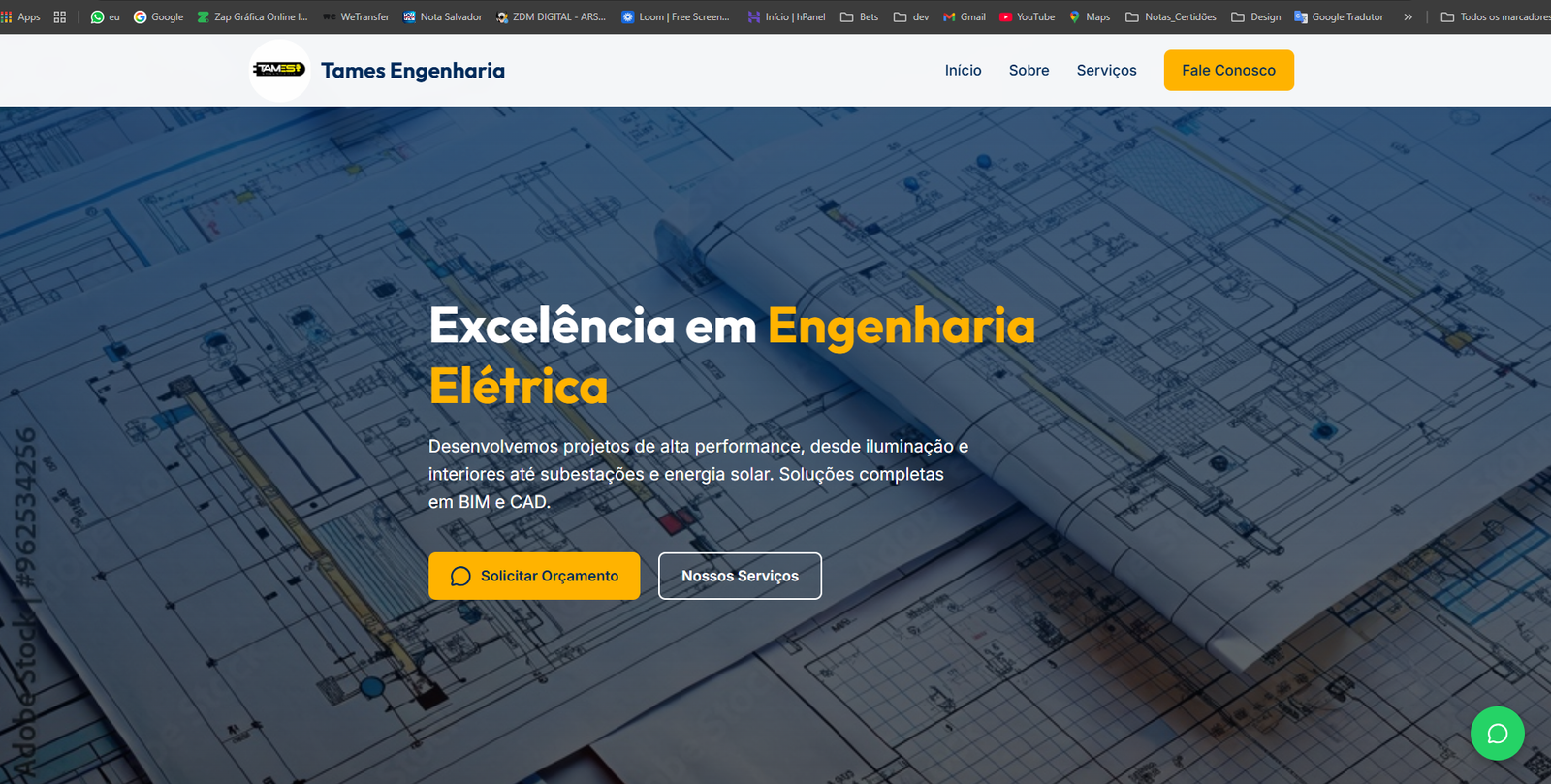 Sistema de Monitoramento Tames Engenharia - Engenharia Elétrica